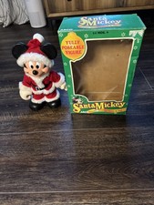 Disney Mickey Mouse Santa Claus Poseable 9 Fi...