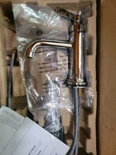 Signature Hardware Greyfield 447944 Single-Hole Bathroom Faucet Polished Chrome
