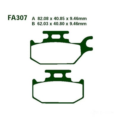 Bremsbelag EBC FA307R vorne links für CAN-AM Outlander 500 Max Bj. 2011-2012