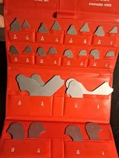 STARRETT S167C RADIUS GAGE SET