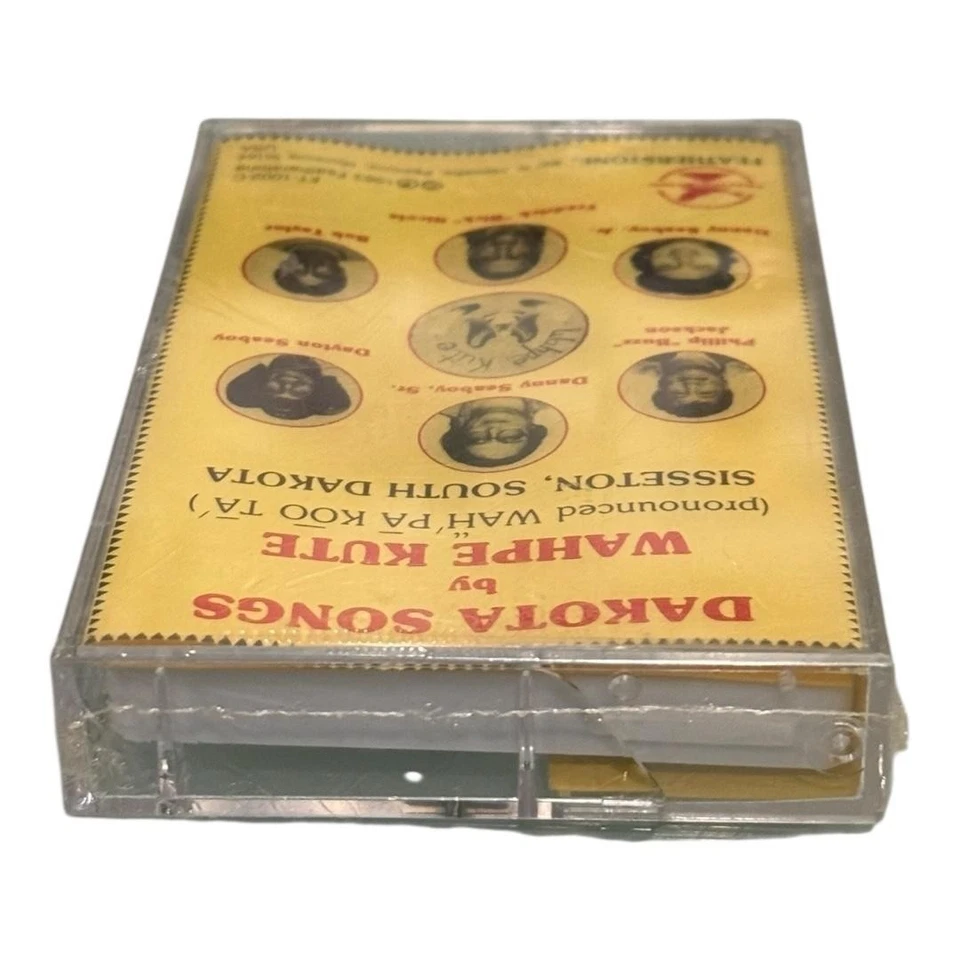 Vintage Wahpe Kute Cassette Dakota Songs Native American Live 1983 FT-1002-C - Image 4 of 4