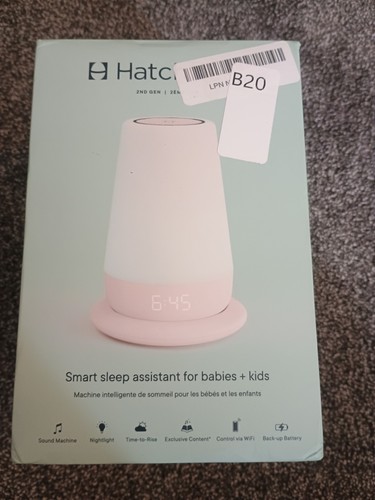 Hatch Rest+ 2nd Gen Sleep Assistant Sound Machine Nightlight HBRESTPLUS2