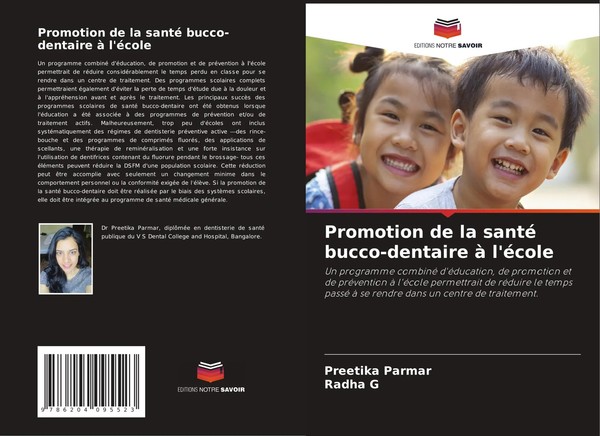 Preetika Parmar (U. A.) | Promotion De La Santé Bucco-Dentaire à L'éCole | Buch-image