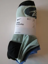 Nike Womens Dri Fit Everyday Lightweight 6-10 No Show 6 Pack Nwt