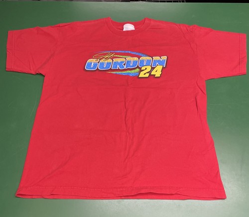 Camisa Jeff Gordon 24 2000 Vintage XL EE. UU. Hecha Roja NASCAR Racing JG Motorsports - Imagen 1 de 17