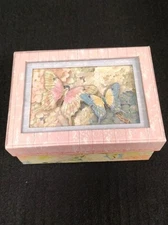 Punch Studio Keepsake Trinket Box ~ 5.5 x 4.5 x 2.75