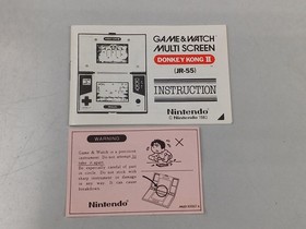 [Rare] Game & Watch Donkey Kong II JR-55 US Version with Box A3442