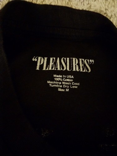 The Cure " Friday I'm In Love " Pleasures L/S T-Shirt Blck Vintage Size Medium - Picture 3 of 3