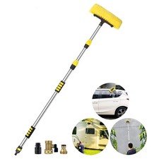 5-12 Foot 20 ft Reach Car Wash Brush with 12-Inch Soft Bristle On/Off Switch ...
