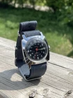 1970’s Vintage Timex Manual Wind 24 Hour Field Watch (Running) With NATO Strap