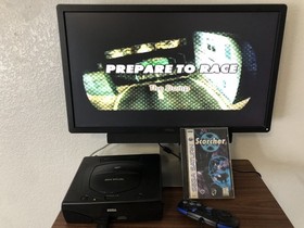 Scorcher Sega Saturn CiB 1996 Scavenger Official Racing Action Tested Works