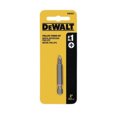 DeWalt Insert #1 Phillips Power Bit DW2021 with Free Shipping
