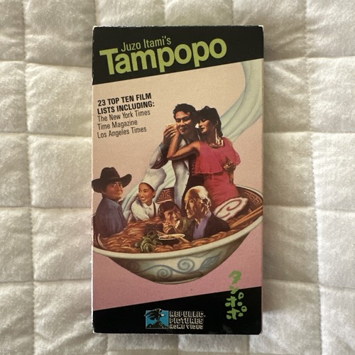 TAMPOPO VHS 1988 Juzo Itami Japanese Comedy Ramen Tested Subtitles