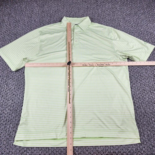 FJ Footjoy Camicia Uomo XL Polo Golf Performance Gingham - Foto 6 di 8