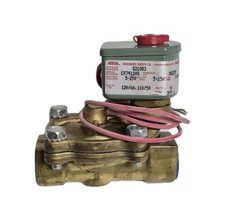 ASCO Red Hat 8210D3 3/4 120v Solenoid Valve Brass New Old Stock