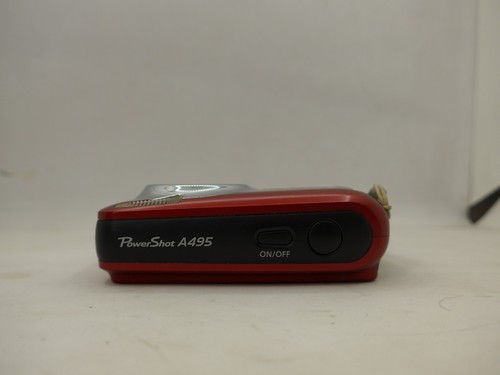 Canon Powershot A495 Red 10.0MP Digital Camera SD Card 4GB Tested And Working - Picture 6 of 10