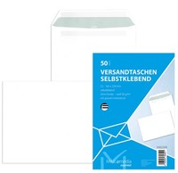 Mailmedia Versandtasche Offset Weiß C5 Ohne Fenster 50 Versandtaschen