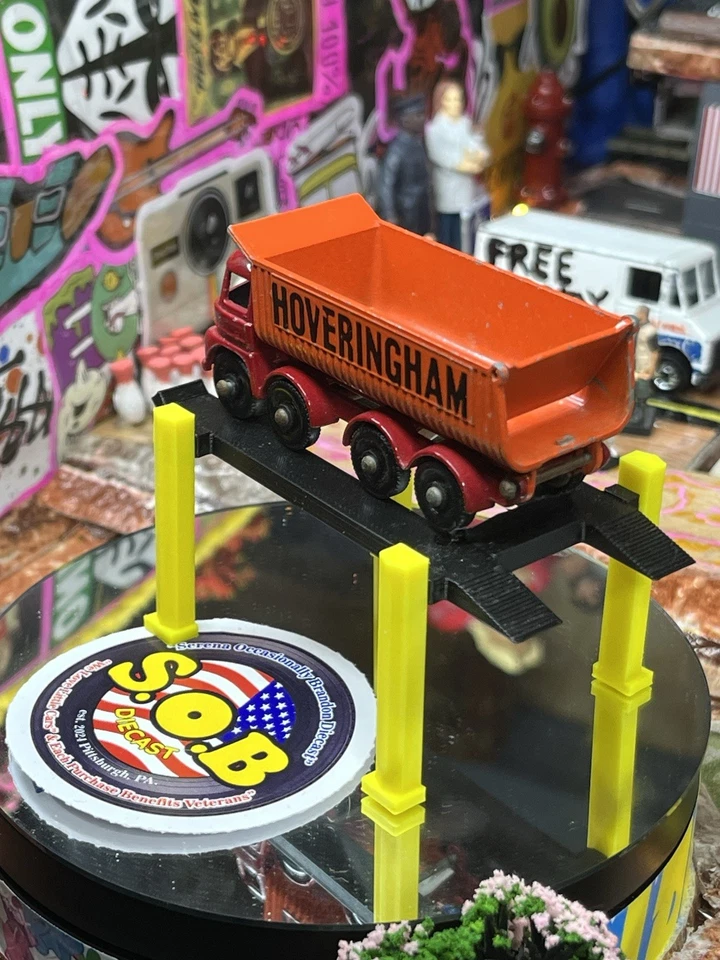 Camión de volteo Lesney Matchbox 1963 Hoveringham volquete n.º 17 usado excelente estado Foto 3 de 4