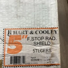 Hart Cooley 5” Fuel Vent Firestop Radiation Shield / Joist Shield 5TLCFRS Rm4