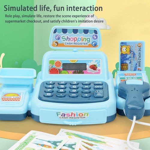 Interactive Kids Cash Register with Scanner & Sound Effects❀ J4P7 - Picture 4 of 12