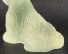 Boyd's Crystal Art Glass DUKE the SCOTTIE DOG #9 APPLEMINT SATIN 6-23-03 Glows — photo 8