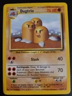Dugtrio - 19/102 - Pokemon Base Set Unlimited Rare Card WOTC Vintage LP
