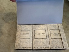 Crabtree Evelyn Nantucket Briar Scented Bath Soap Set of 3 Bars 3.5 oz 100g Ea