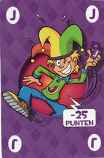 RARE MODERN "Multi-coloured Joker on a Purple Background" JOKER Play Card #13