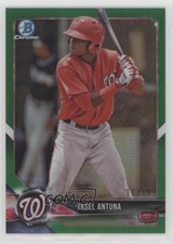 2018 Bowman Chrome Prospects Green Refractor 11/99 Yasel Antuna #BCP173 x5u