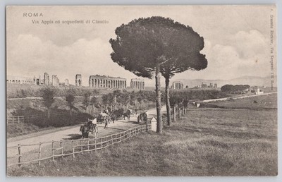 Roma, Italy   Via Appia, Acquedotti di Claudio (Richter)   Undivided Back