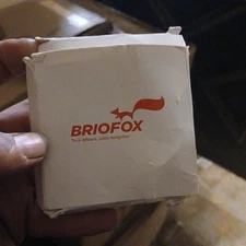 BRIOFOX Shower Curtain Rod Holder 3M Adhesive Heat Resistant Nickel BRAND NEW