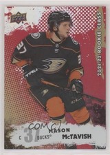 2021-22 Upper Deck Series 2 Rookie Commemorative Class Red Mason McTavish 8jr