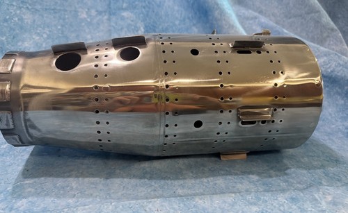 Honeywell 737 Jet Turbine Flame Tube FULLY POLISHED. 16” Tall. 3605384-4 - Picture 2 of 14