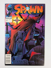 Spawn #2 (Image Comics Malibu Comics June 1992) McFarlan Cover Very Nice!