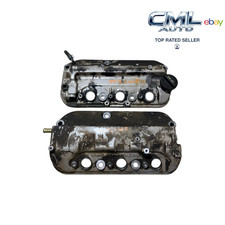 2004-2006 Acura Tl 6 Mt Front Rear Set Engine Cylinder Head Valve Cover Used Oem