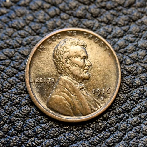 (ITM-7212) 1916-S Lincoln Cent ~ AU+ Condition ~ COMBINED SHIPPING!