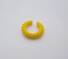 Playmobil (0679) neck - vintage yellow turtleneck scarf