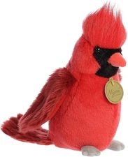 Aurora® Realistic Miyoni® Cardinal Plush Stuffed Animal- 9 in