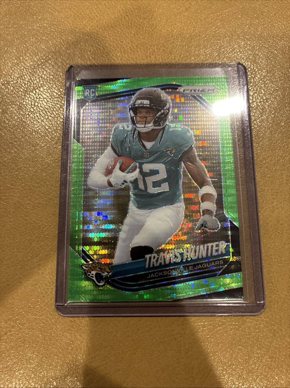 2025 Panini Prizm Green Pulsar Travis Hunter Rookie Card 🔥 