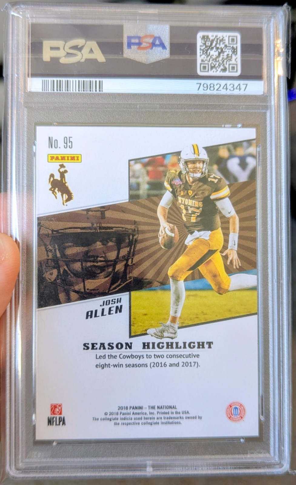 2018 Panini Nationals Shimmer RC Josh Allen Cowboys /399 PSA 10 💎💯👀 view 2