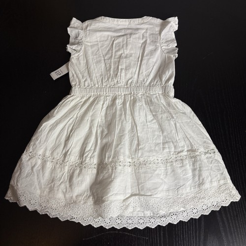 NWT GAP Kids Girls M/8 White Pintuck Classic Summer Dress Vintage Style Beach - Picture 3 of 6