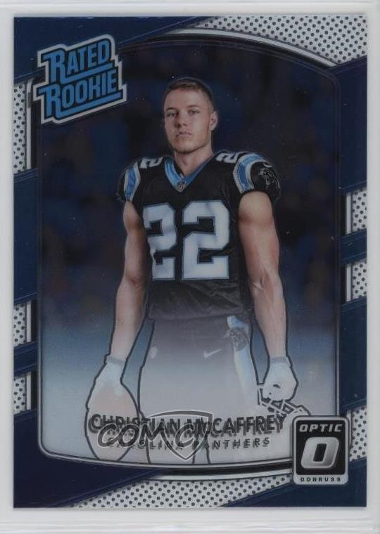 2017 Donruss Optic Rated Rookie Christian McCaffrey #168 14b5