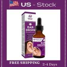 Natrulo Natural Ear Drops for Ear Infection Treatment - Homeopathic, Herbal