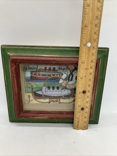 Toys in the Cupboard Framed Shadows Of Yesterday Box Cruise-1997 6x7” - Picture 5 of 6
