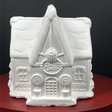 Ready To Paint Sweet Shop Plaster House Christmas Village Made 4 U Studio Heavy