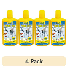  4 pack Tetra AquaSafe Aquarium Water Conditioner, Makes Tap Water Safe, Treats