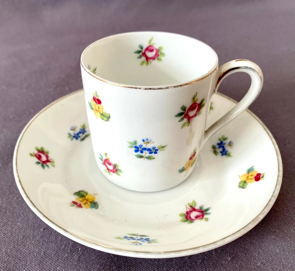 "EIN  BLÜTEN-MEER" aus Selb antike Mokkatasse ROSENTHAL  1931 - Bild 4 von 4