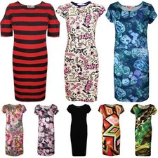 Kids Girls Midi Dress Designer Party Bodycon Trendy Fashion Dresses 7-13 Years