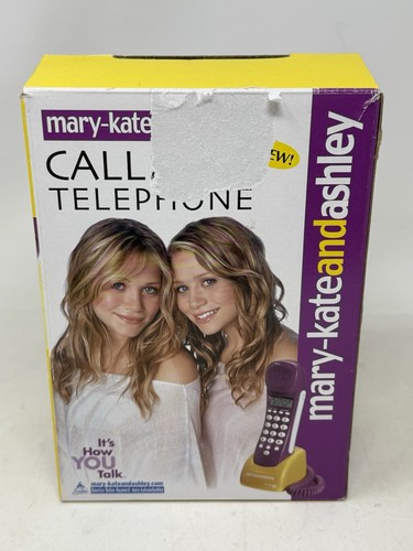 Vintage 2003 Mary-Kate And Ashley Caller ID Telephone Y2K Corded Phone Open Box - Picture 2 of 8