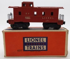 Lionel 6257 Vintage O Gauge Tuscan Southern Pacific Style Caboose 6257 EX/Box